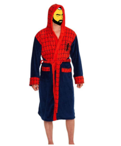 gadżet szlafrok marvel spider man.