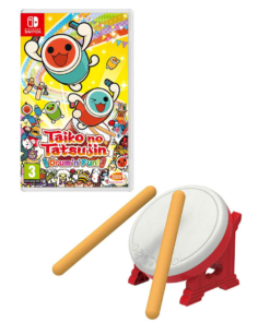 gra nintendo switch taiko no tatsujin drum 'n' fun bundle (gra + bębenek)