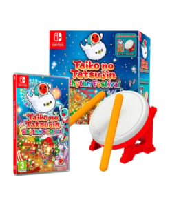 gra nintendo switch taiko no tatsujin rhythm festival collectors edition (gra + bębenek)