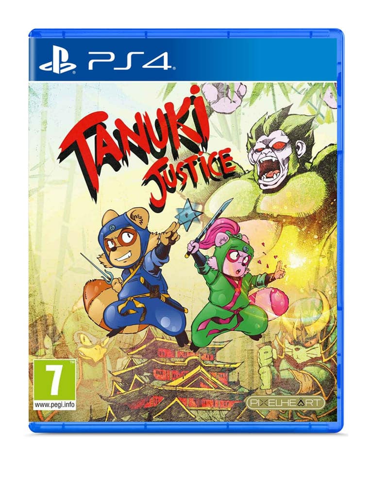 gra ps4 / ps5 / tanuki justice / pixel heart / edycja numerowana