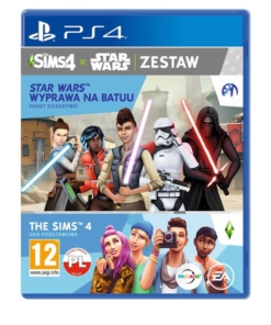 gra ps4 sims 4 + dodatek star wars wyprawa na batuu