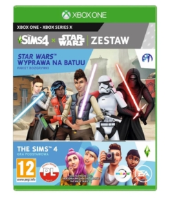 gra xbox one / xbox series x / sims 4 + dodatek star wars wyprawa na batuu