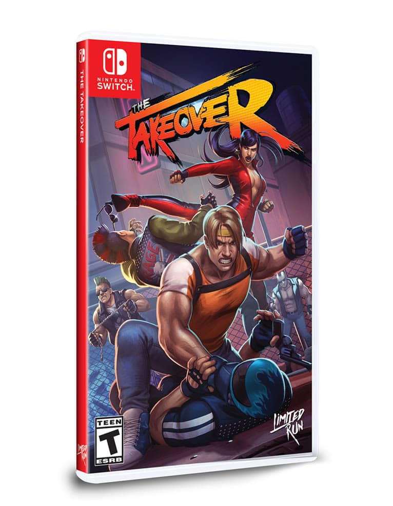 gra nintendo switch the takeover / limited run / import usa