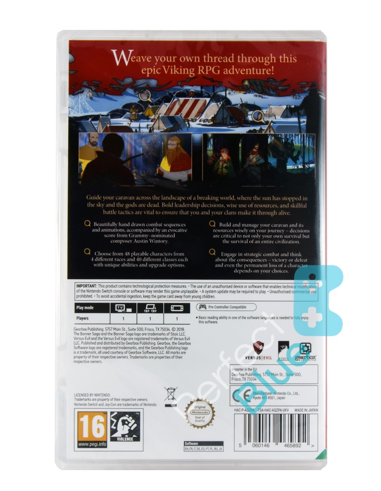 gra nintendo switch the banner saga trilogy