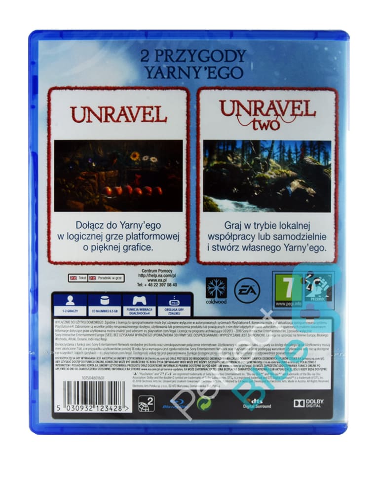 gra ps4 unravel 1 + 2.
