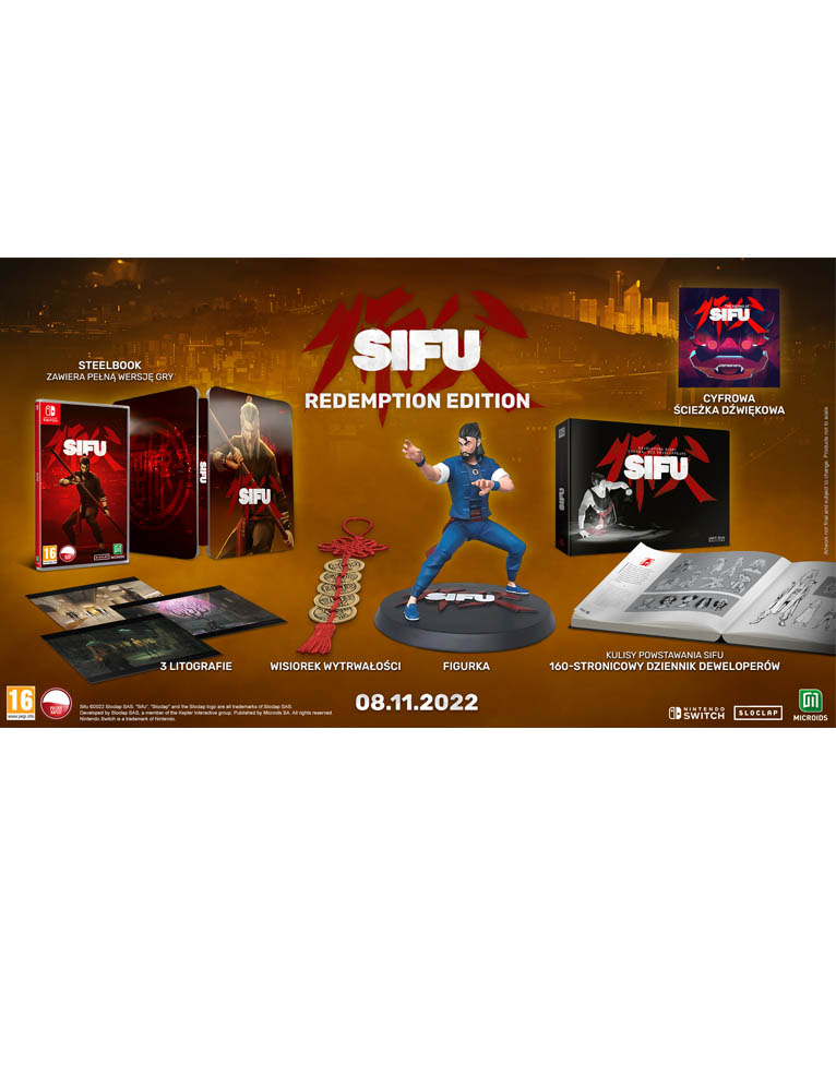 gra nintendo switch sifu: redemption edition