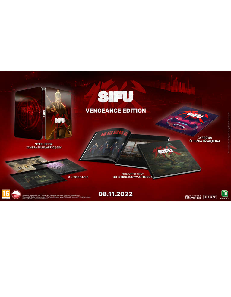 gra nintendo switch sifu: redemption edition