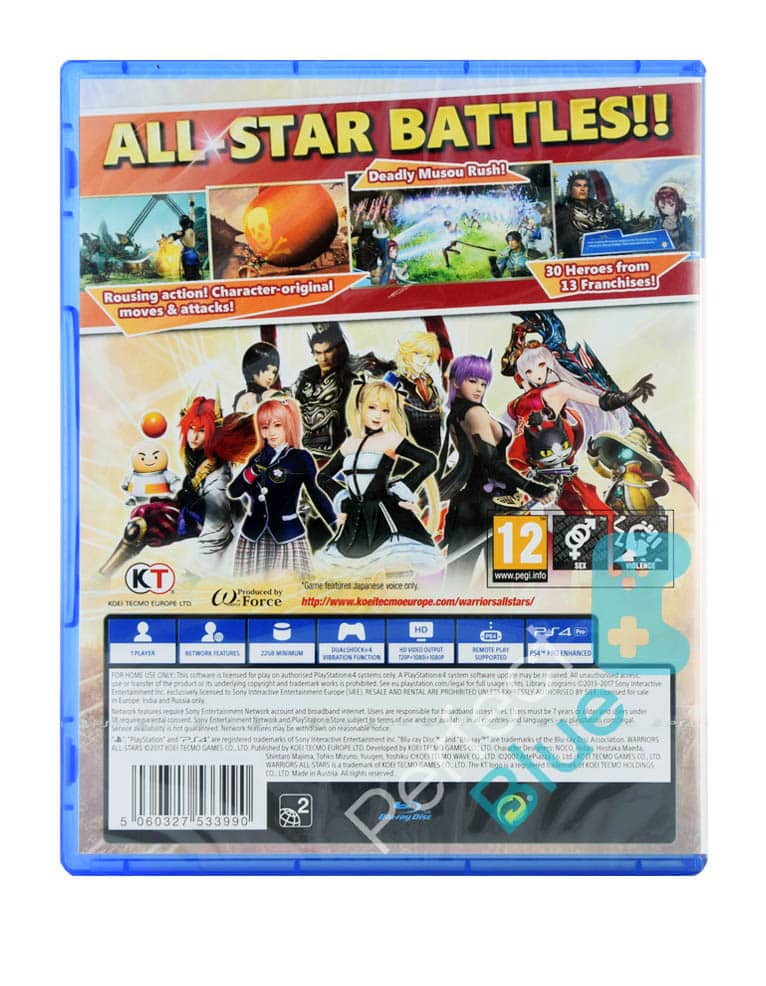 gra ps4 warriors all stars