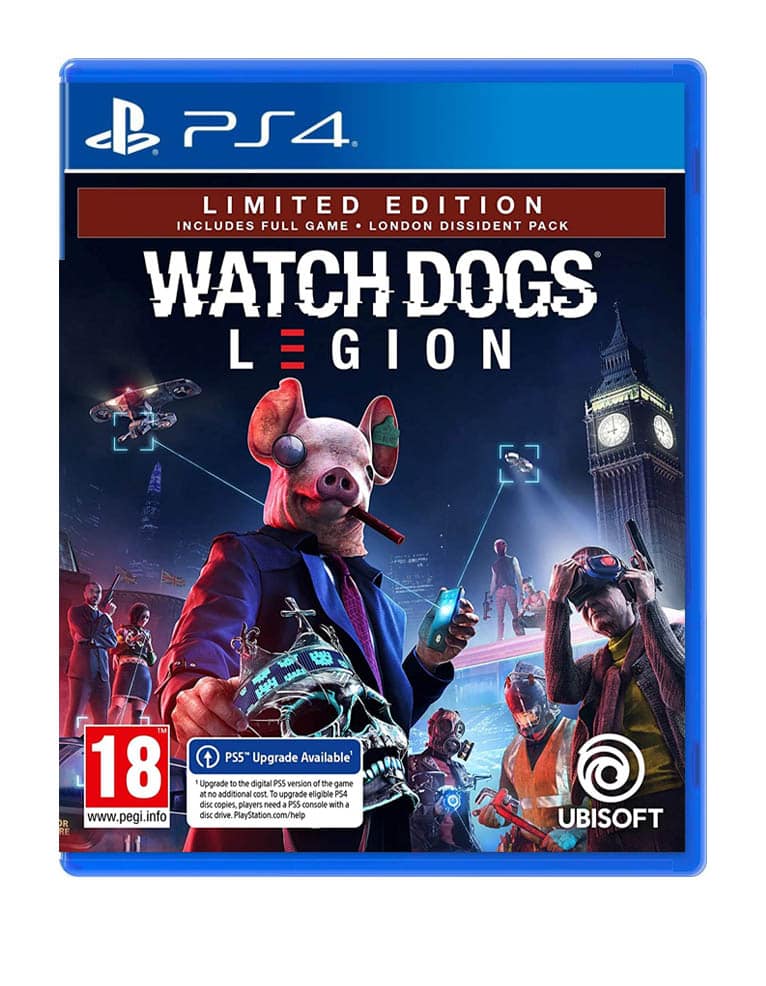 gra ps4 / + ps5 upgrade / watch dogs: legion / limited edition pl