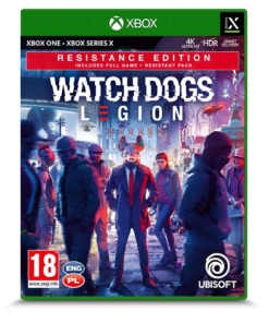 gra xbox one / xbox series x / watch dogs: legion / resistance edition pl