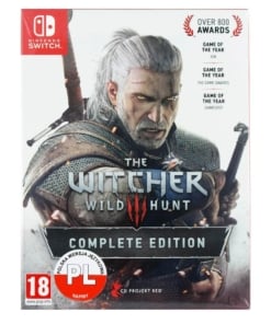gra nintendo switch wiedźmin 3: dziki gon edycja kompletna / polskie napisy, angielski dubbing