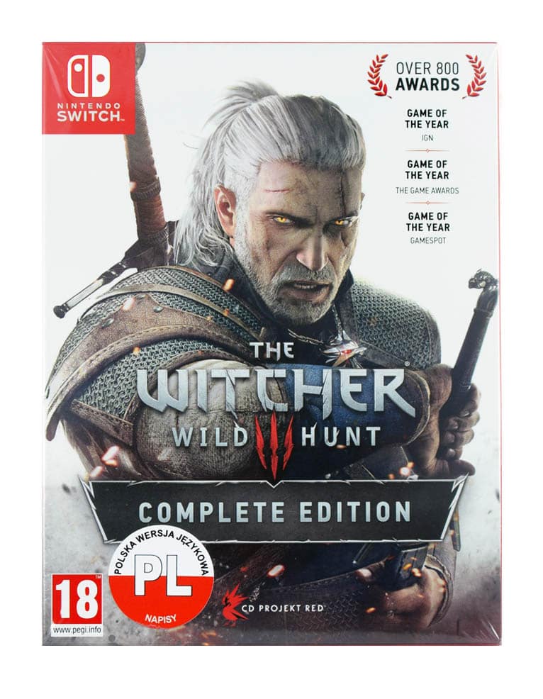 gra nintendo switch wiedźmin 3: dziki gon edycja kompletna / polskie napisy, angielski dubbing