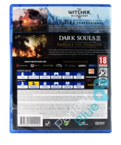 gra ps4 wiedźmin iii (dubbing pl) + dark souls 3 (napisy pl)