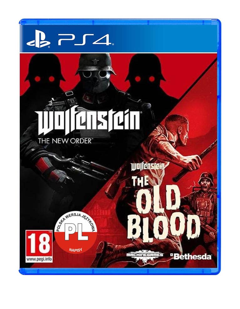 gry ps4 / ps5 / doubel pack: wolfenstein: the new order & wolfenstein: the old blood