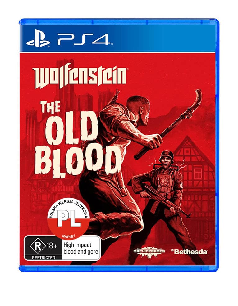 gra ps4 / ps5 / wolfenstein: the old blood / wydanie australijskie