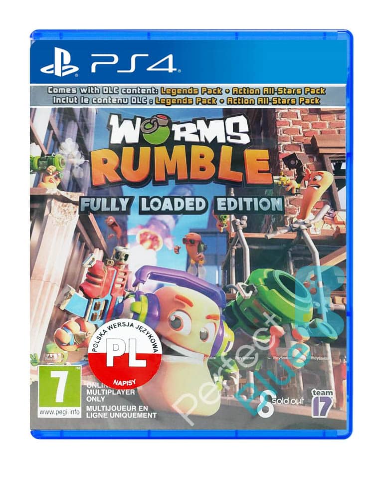 gra ps4 / ps5 / worms rumble fully loaded edition