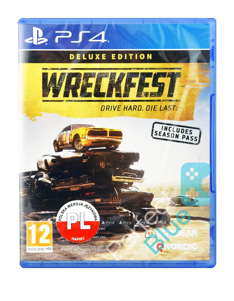 gra ps4 wreckfest deluxe edition pl.