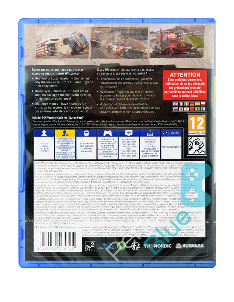 gra ps4 wreckfest deluxe edition pl.