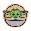 wycieraczka pod drzwi okrągła star wars the mandalorian / baby yoda