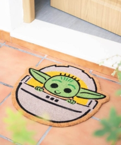 wycieraczka pod drzwi okrągła star wars the mandalorian / baby yoda