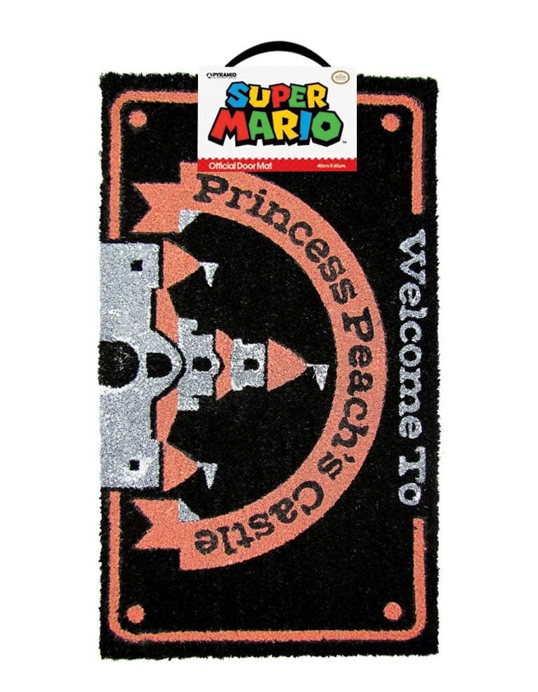 wycieraczka pod drzwi super mario zamek księżniczki