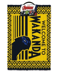 wycieraczka pod drzwi czarna pantera welcome to wakanda