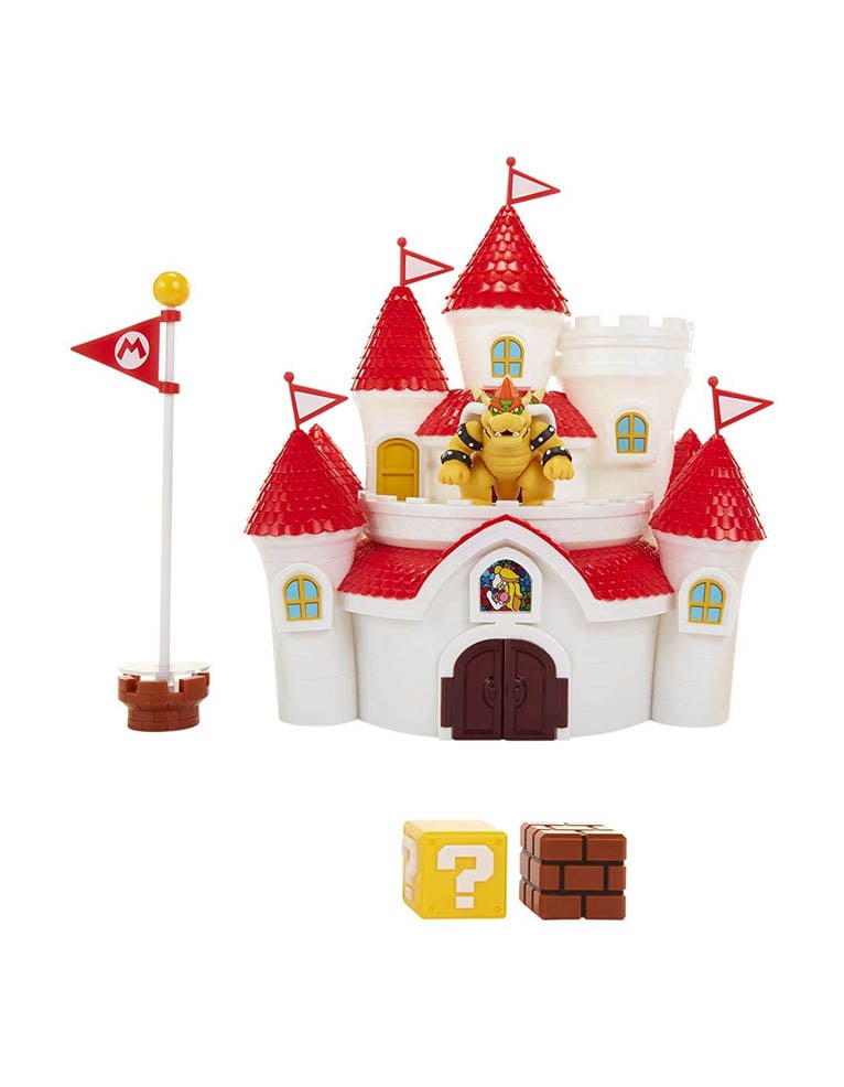 gadżet zestaw super mario / zamek księżniczki peach / edycja deluxe