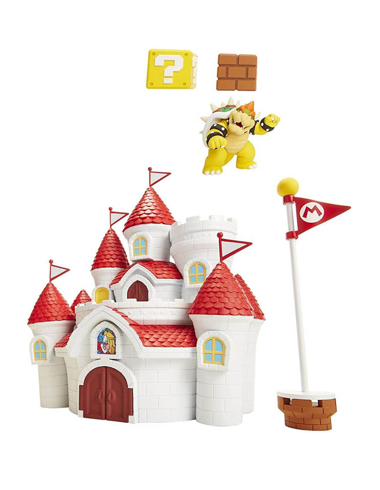 gadżet zestaw super mario / zamek księżniczki peach / edycja deluxe