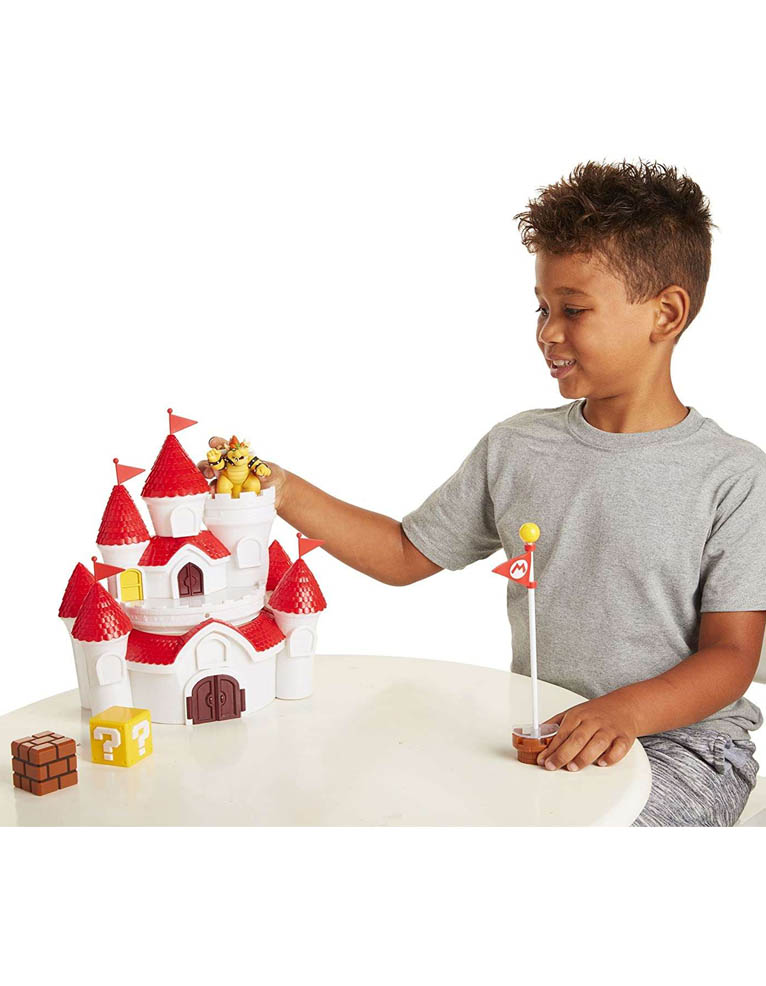 gadżet zestaw super mario / zamek księżniczki peach / edycja deluxe