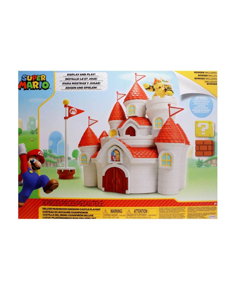 gadżet zestaw super mario / zamek księżniczki peach / edycja deluxe