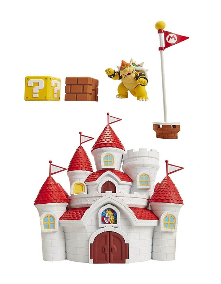 gadżet zestaw super mario / zamek księżniczki peach / edycja deluxe