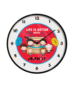 gadżet zegar Ścienny friends / przyjaciele / life is better with friends