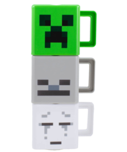 gadżet zestaw 3 kubków minecraft