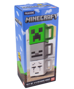 gadżet zestaw 3 kubków minecraft
