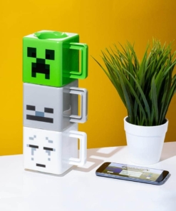 gadżet zestaw 3 kubków minecraft