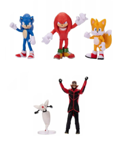 gadżet zestaw 5 figurek sonic the hedgehog 2