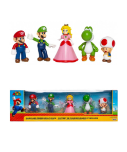 gadżet 5 minifigurek super mario / mario i przyjaciele