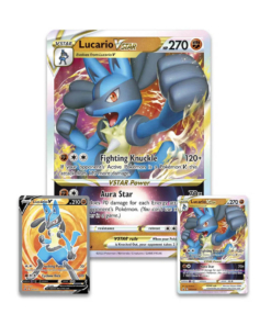karty pokemon tcg: lucario v star premium collection