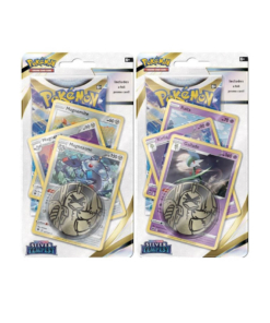 karty pokemon tcg: sword & shield silver tempest / booster + 3 karty promo + moneta