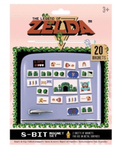 gadżet zestaw 20 magnesów / the legend of zelda 8 bit