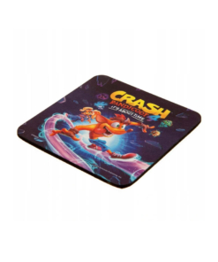 gadżet zestaw prezentowy: kubek, podkładka, brelok crash bandicoot 4