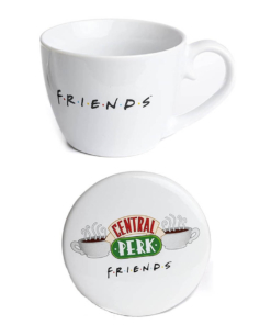 gadżet zestaw przyjaciele / friends central perk: filiżanka + podkładka