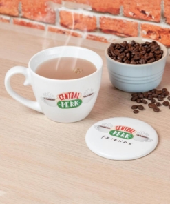 gadżet zestaw przyjaciele / friends central perk: filiżanka + podkładka