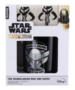 gadżet zestaw prezentowy star wars / the mandalorian / kubek + skarpetki
