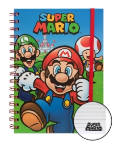 gadżet zestaw prezentowy super mario: kubek / podkładka / notes / brelok