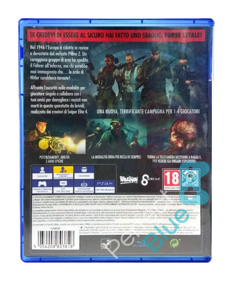 gra ps4 / ps5 / zombie army 4 dead war pl