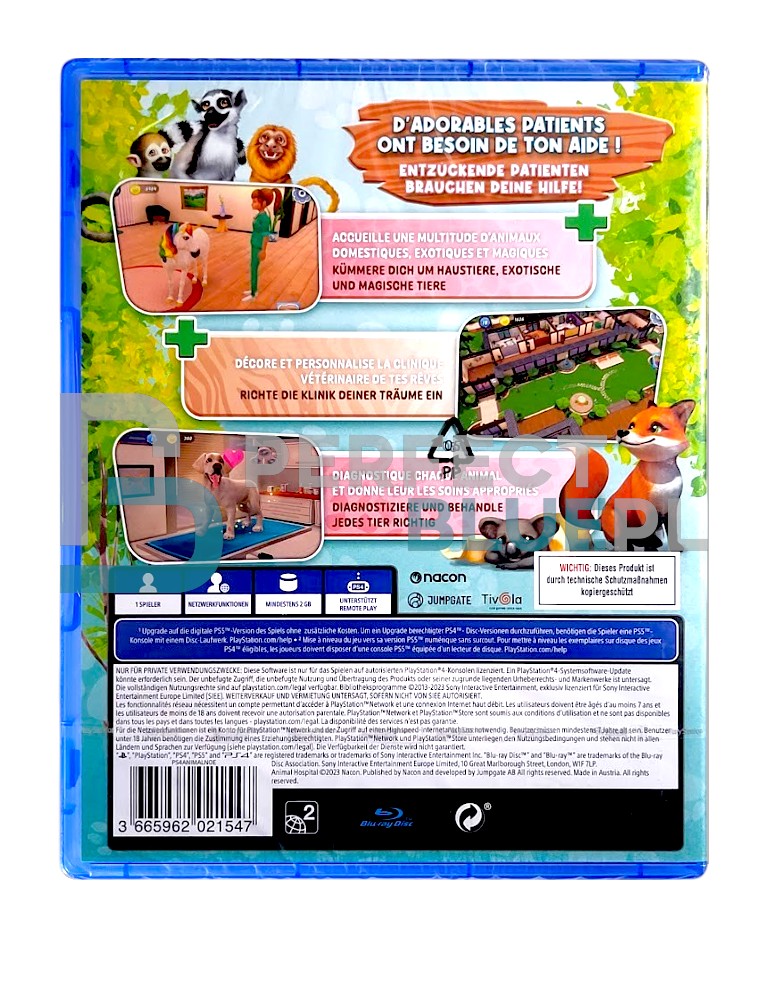 gra ps4 / + ps5 upgrade animal hospital