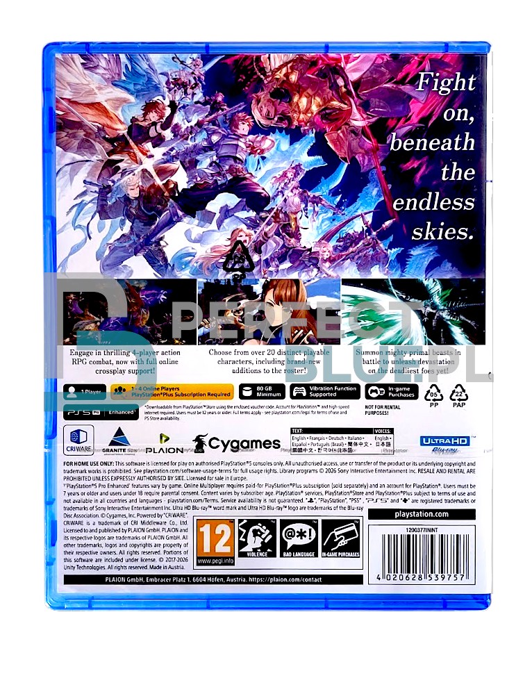 gra ps5 granblue fantasy: relink endless ragnarok / day one edition