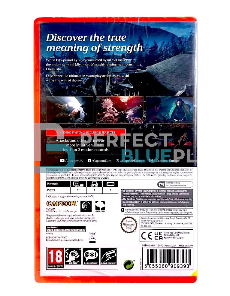 gra nintendo switch 2 onimusha: way of the sword