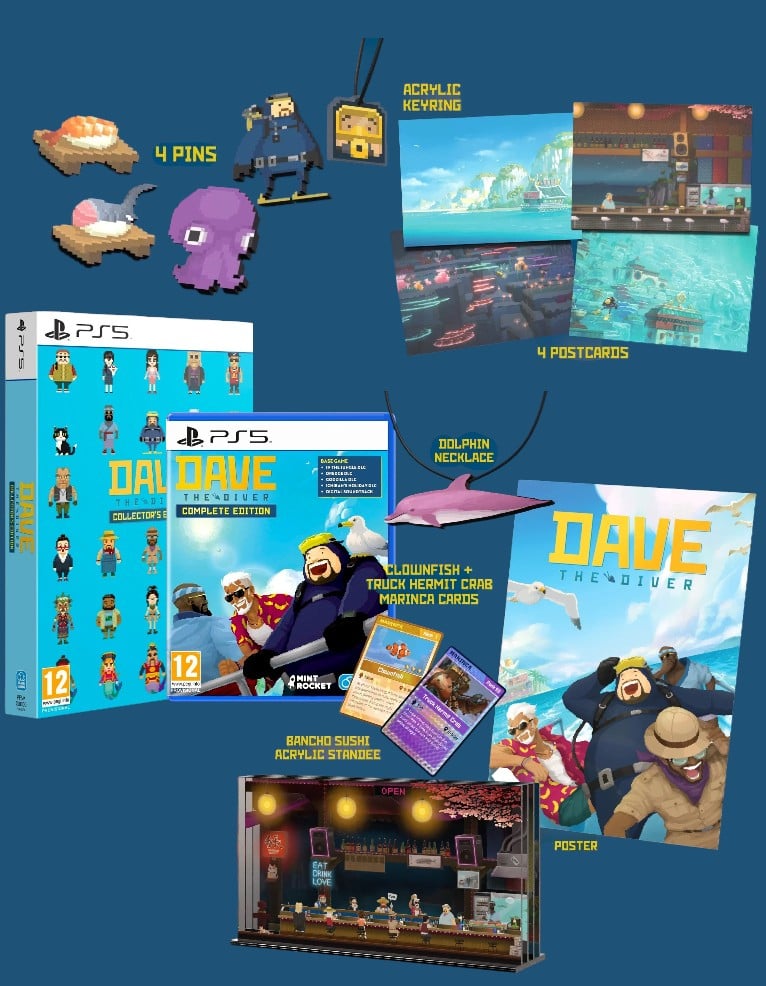 gra ps5 dave the diver collector's edition